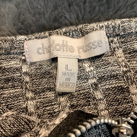 Charlotte Russe Body Suit Backless with Zip Front Size Large - Picture 5 of 6